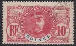 Французская Гвинея 1906 год. Губернатор Сенегала Луи Федерб (ном. 10). 1 гашеная марка из серии