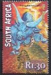 Южная Африка 2001 год. Мифы и легенды. Водяной бык. 1 марка