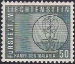 Лихтенштейн 1962 год. Борьба с малярией. 1 марка