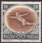 Польша 1956 год. Фехтование (ном. 10). 1 марка из серии