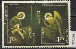 Украина 2003 год. Дева Мария и ангел Габриэль. 2 марки