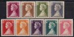 Монако 1957 год. Рождение принцессы Каролины. 9 марок
