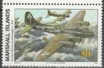Маршалловы Острова 1993 год, История 2-й Мировой войны, Авиация, 1 марка. (н61)