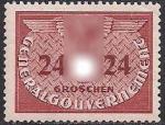 Германия Рейх 1940 год. Генерал-губернаторство. 1 марка из серии (ном. 24)