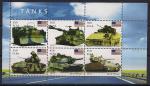 Гвинея-Биссау 2011 год. Американские танки и бронемашины. 1 малый лист.