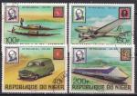 Нигер 1979 год. Транспорт. 4 гашеные марки