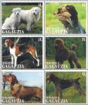 Гагаузия (Молдавия) 1999 год. Собаки (078.9). 6 марок 