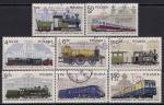 Польша 1978 год. Локомотивы. 8 гашёных марок