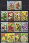 Экваториальная Гвинея 1974 год. Цветы и кактусы. 14 гашёных марок