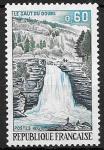 Франция 1973 г., Туризм, Водопад на реке Ду, 1 марка