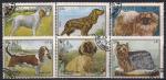 Шарджа 1972 год. Породы собак. 6 гашёных марок