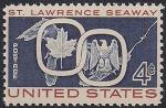 США 1959 год. Открытие морского пути через Санта-Лоуренс. 1 марка