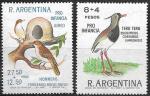 Аргентина 1966 год. Птицы, 2 марки