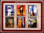 Гвинея-Бисау 2001 год. Живопись Р. Магритта. Малый лист 