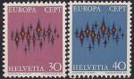 Швейцария 1972 год. Европа. 2 марки