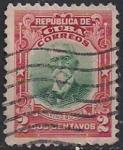 Куба 1910 год. Генерал Максимо Гомес (ном. 2). 1 гашеная марка из серии