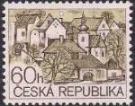 Чехия 1995 год. Стандарт. Достопримечательности. 1 марка