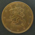 5 евро центов 2002 год. Финляндия