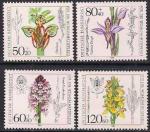 ФРГ 1984 год. Орхидеи. 4 марки