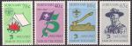 Суринам 1983 год. 75 лет движению скаутов. 4 марки