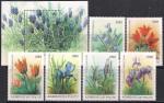 Азербайджан 1993 год. Цветы (010.9). 6 марок + блок