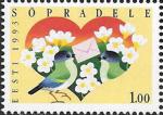 Эстония 1993 год. День Святого Валенитина, 1 марка