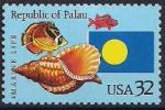 США 1995 год. Годовщина независимости Палау. 1 марка