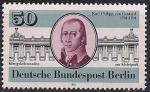 Берлин (ФРГ) 1981 год. 250 лет со дня рождения немецкого архитектора Карла Филиппа фон Гонтарда. 1 марка