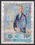 Дагомея (Бенин) 1967 год. О. Кокошко "Конрад Аденауэр". 1 марка
