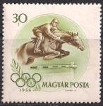 Венгрия 1956 год. Летние Олимпийские игры в Мельбурне (ном. 30). 1 марка из серии