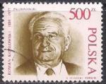 Польша 1990 год. 100 лет со дня рождения палеонтолога Р. Козловского. 1 гашеная марка