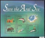 Киргизия 1996 год. Спасение Аральского моря. 1 блок (166.49)