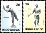 Бельгия 1991 год. Скульптуры Антверпена. 2 марки