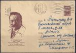 ХМК. Украинский актер и режиссер Н.К. Садовский, 10.02.1966 год, № 66-53, прошел почту