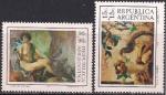 Аргентина 1973 год. Живопись. 2 марки (серия без 1 марки)