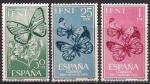 ИФНИ (Марокко) 1963 год. Бабочки. 3 марки
