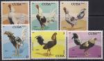 Куба 1981 год. Петухи. 6 марок