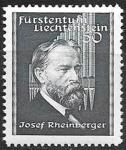 Лихтенштейн 1939 год. Композитор Йозеф Райнбергер, 1 марка