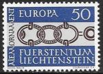 Лихтенштейн 1965 год. Европа СЕПТ, 1 марка