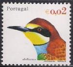 Португалия 2002 год. Золотистая щурка (ном. 0.02). 1 марка из серии