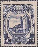 Польша 1955 год. Город Зелёна-Гура (ном. 60). 1 марка из серии