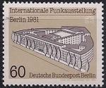 Берлин (ФРГ) 1981 год. Национальная радиосвязь. 1 марка