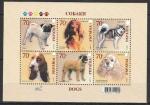 Собаки, Украина 2007 г, блок. (367,445