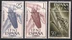 ИФНИ (Марокко) 1964 год. День почтовой марки. Насекомые. (147.229). 3 марки