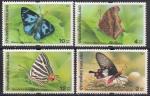Таиланд 2001 год. Бабочки. 4 марки