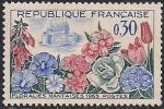 Франция 1963 год. Выставка цветов в Нанте. 1 марка