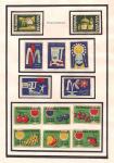 Набор иностранных спичечных этикеток. Чехословакия 1959 год. 13 штук. НАКЛЕЕНЫ