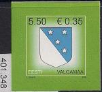 Эстония 2008 год. Стандарт. Герб города Валга. 1 марка (401.348)