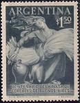 Аргентина 1954 год. 100 лет зерновой бирже. 1 марка