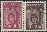 Албания 1960 год. 8 марта - Международный женский день. 2 гашёные марки